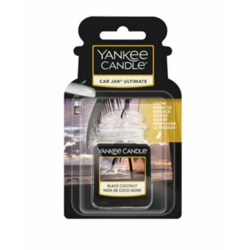 Yankee Candle® Black Coconut Car Jar® Ultimate autóillatosító (zselés)