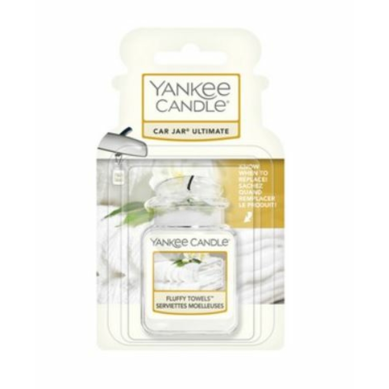 Yankee Candle® Fluffy Towels™ Car Jar® Ultimate autóillatosító (zselés)