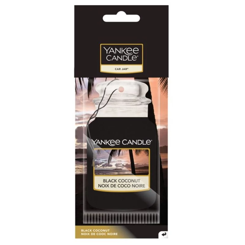 Yankee Candle® Black Coconut hagyományos autóillatosító (lap)