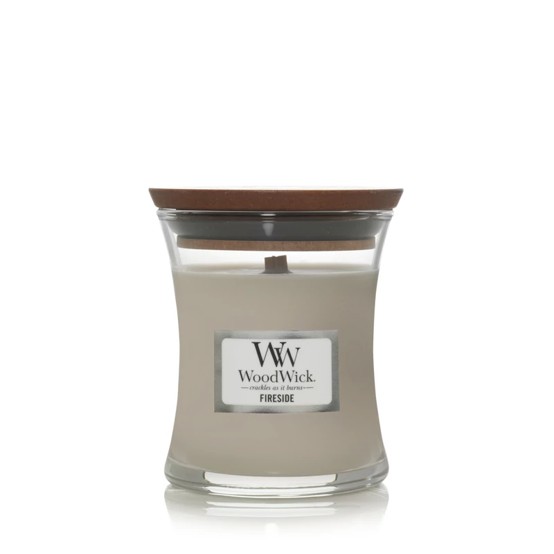 WoodWick® Fireside kis üveggyertya