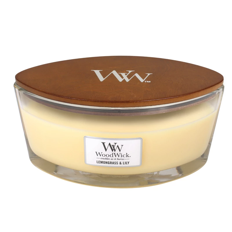WoodWick® Lemongrass &amp; Lily hajógyertya