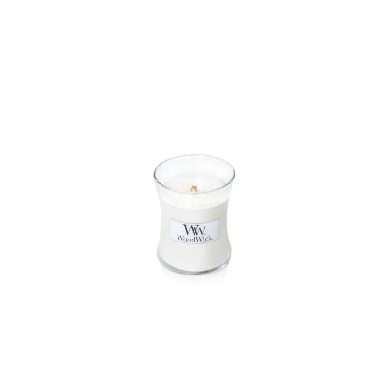 WoodWick® Linen kis üveggyertya