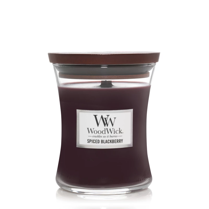 WoodWick® Spiced Blackberry közepes üveggyertya
