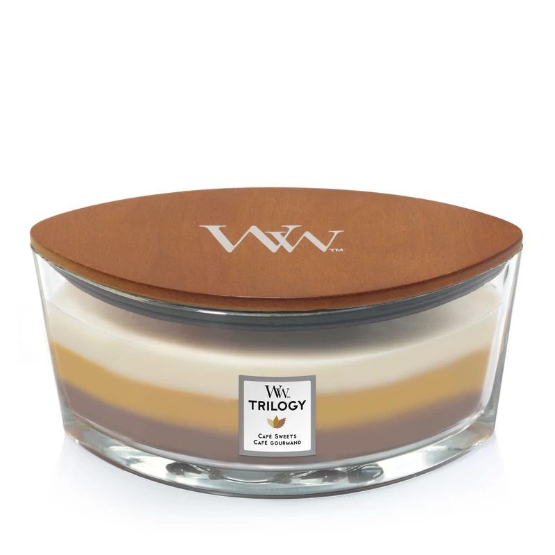 WoodWick® Café Sweets Trilogy hajógyertya