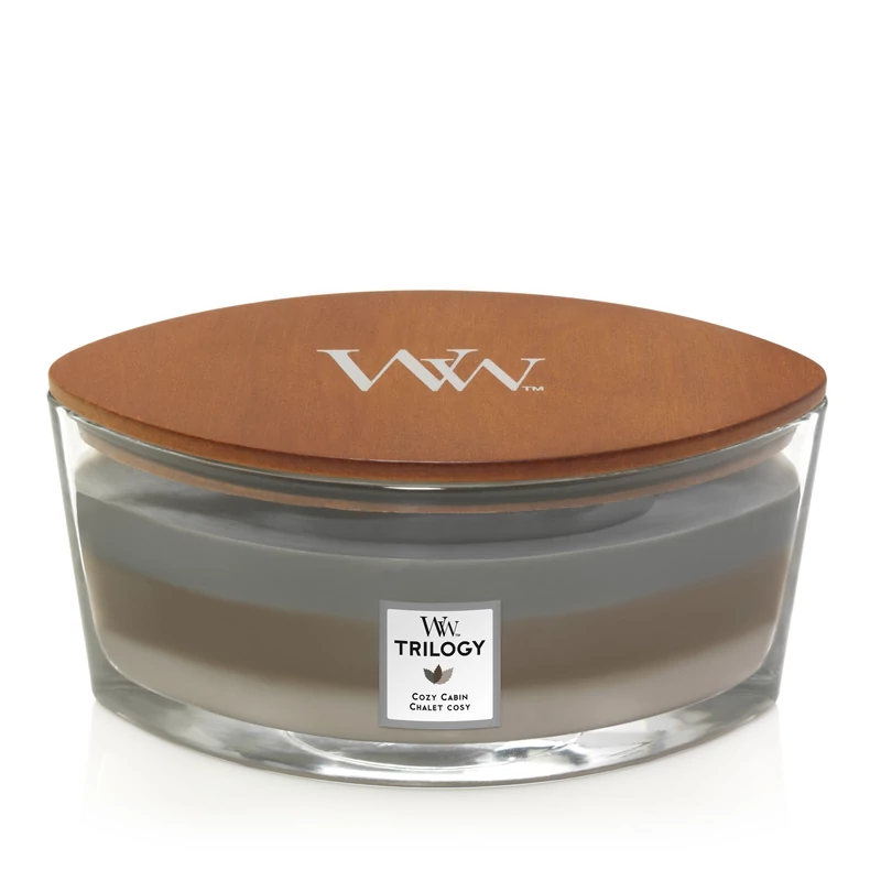 WoodWick® Cozy Cabin Trilogy hajógyertya
