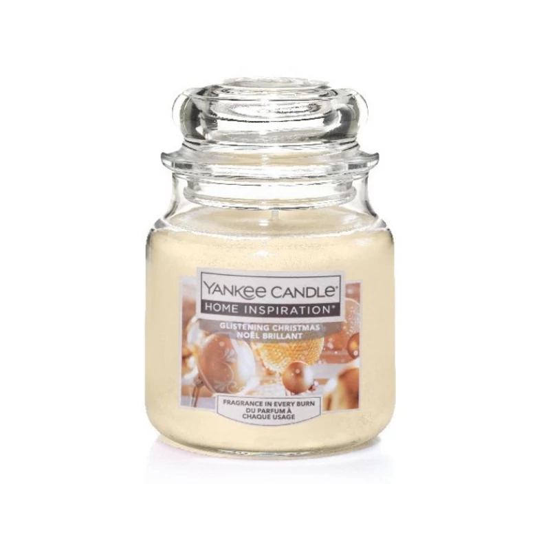 Yankee Candle® Glistening Christmas közepes üveggyertya