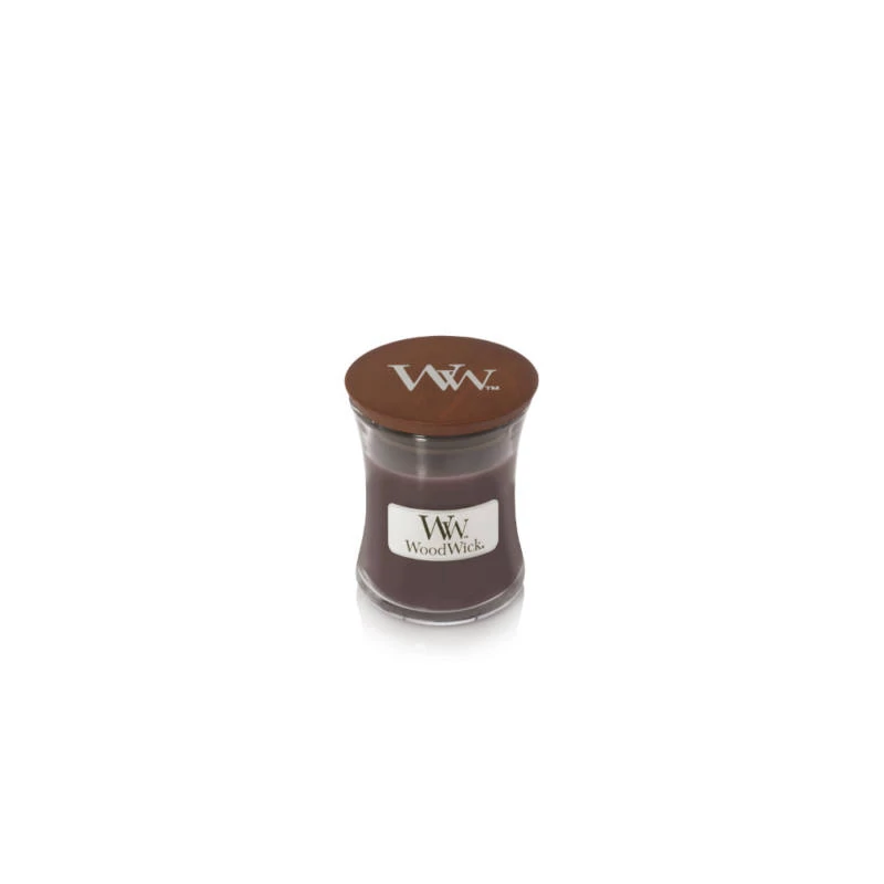 WoodWick® Suede &amp; Sandalwood kis üveggyertya