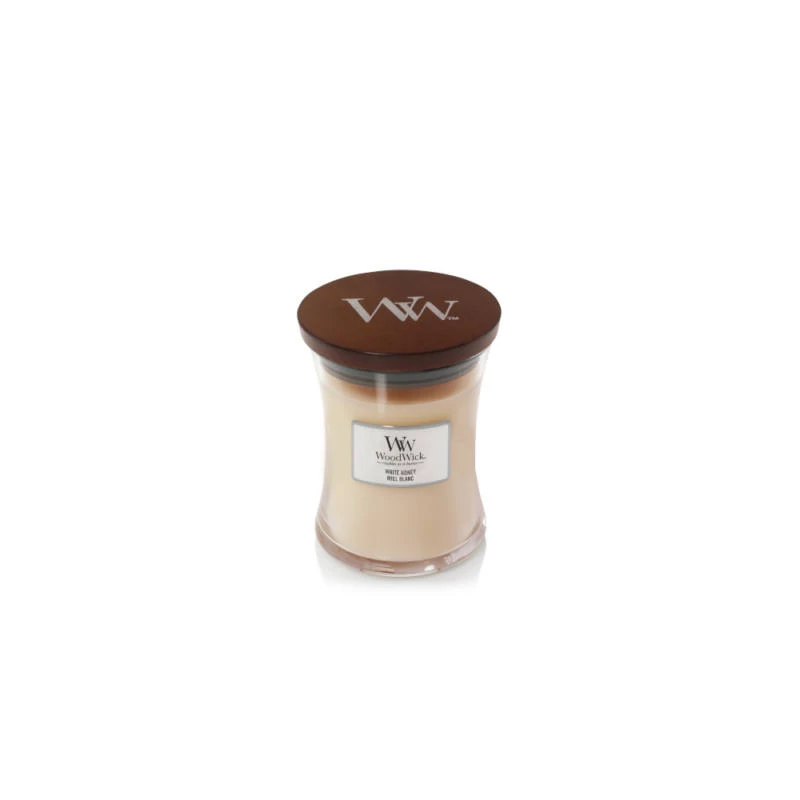 WoodWick® White Honey közepes üveggyertya