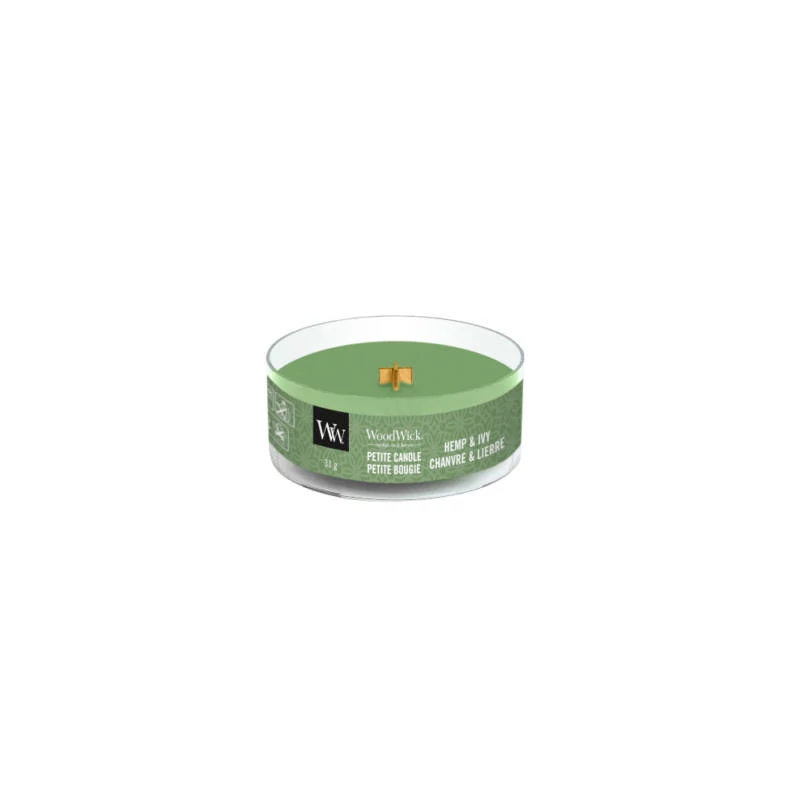 WoodWick® Hemp &amp; Ivy mintagyertya