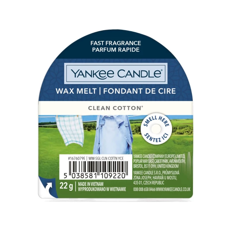 Yankee Candle® Clean Cotton® miniviasz