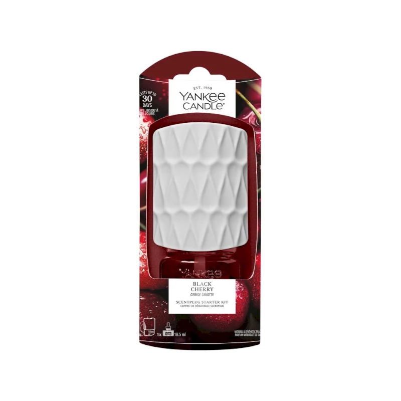 Yankee Candle® Black Cherry elektromos légfrissítő készülék + utántöltő