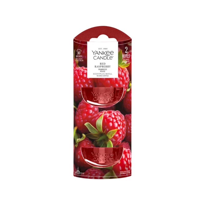 Yankee Candle® Red Raspberry elektromos légfrissítő utántöltő (2 db)