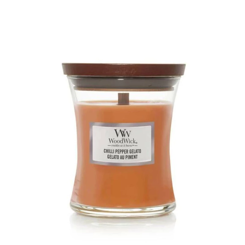 WoodWick® Chilli Pepper Gelato közepes üveggyertya 275g