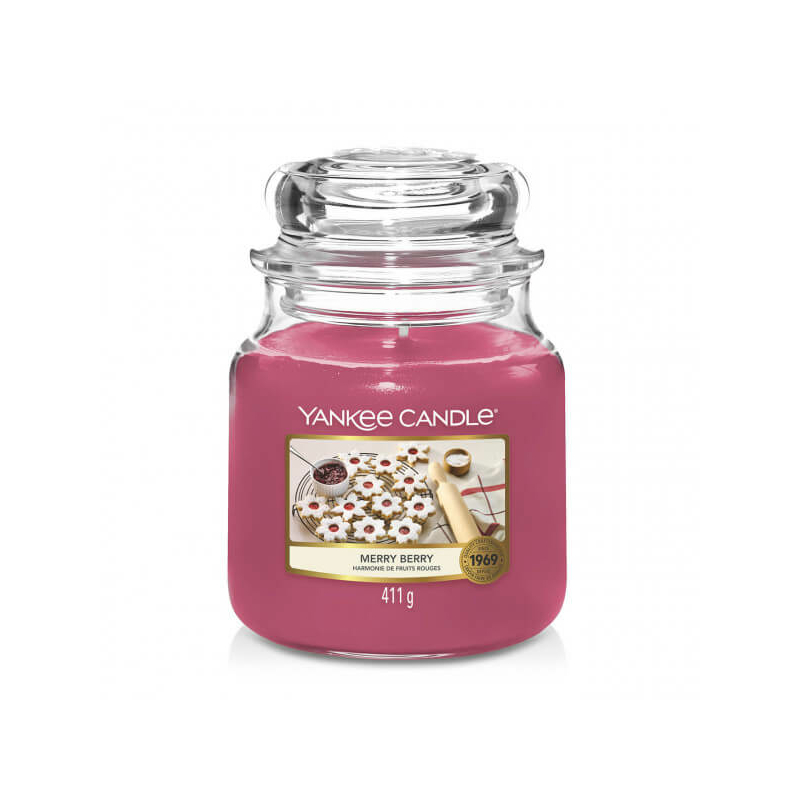 Yankee Candle® Merry Berry közepes üveggyertya