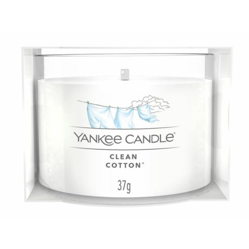 Yankee Candle® Clean Cotton kis üveggyertya