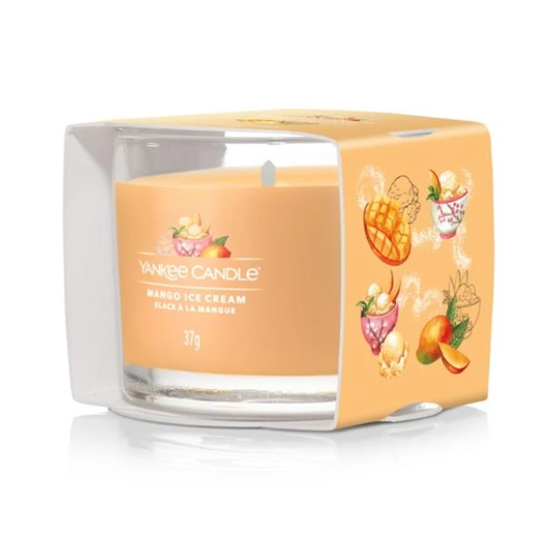 Yankee Candle® Mango Ice Cream kis üveggyertya 37g