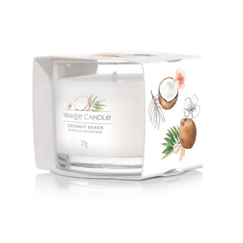 Yankee Candle® Coconut Beach kis üveggyertya 37g