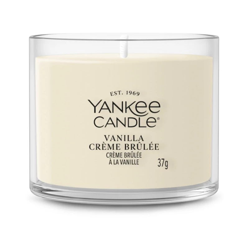 Yankee Candle® Vanilla Créme Brulee kis üveggyertya 37g