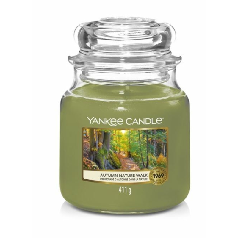 Yankee Candle® Autumn Nature Walk közepes üveggyertya
