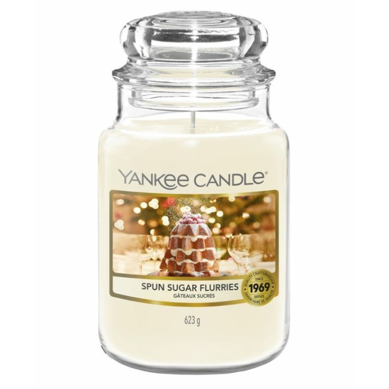 Yankee Candle® Spun Sugar Flurries nagy üveggyertya