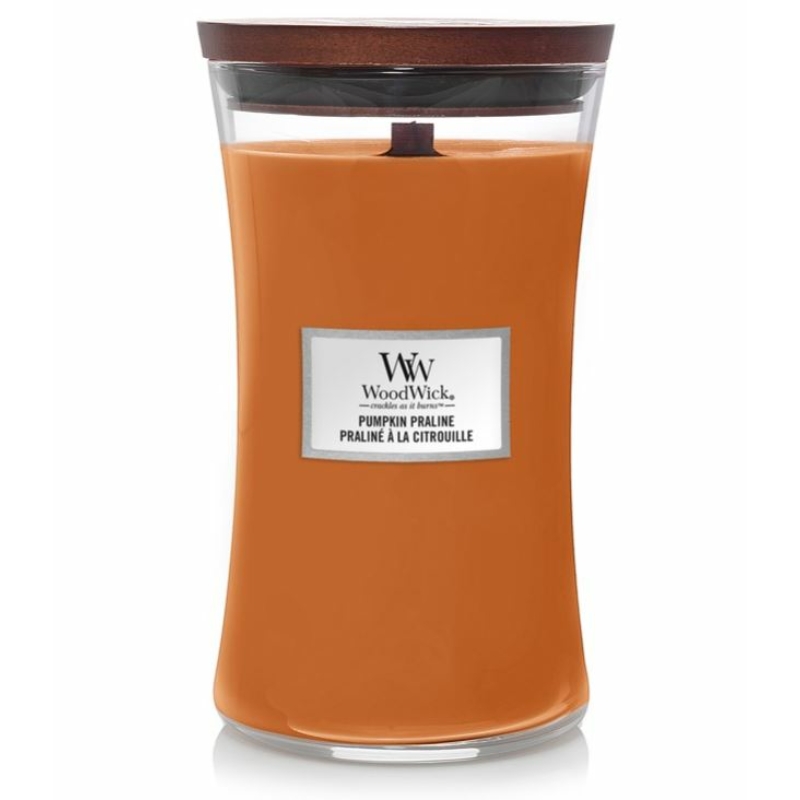 WoodWick® Pumpkin Praline nagy üveggyertya