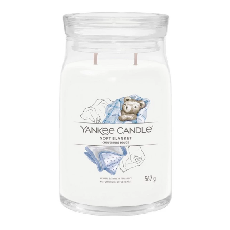 Yankee Candle® Soft blanket nagy üveggyertya 567g
