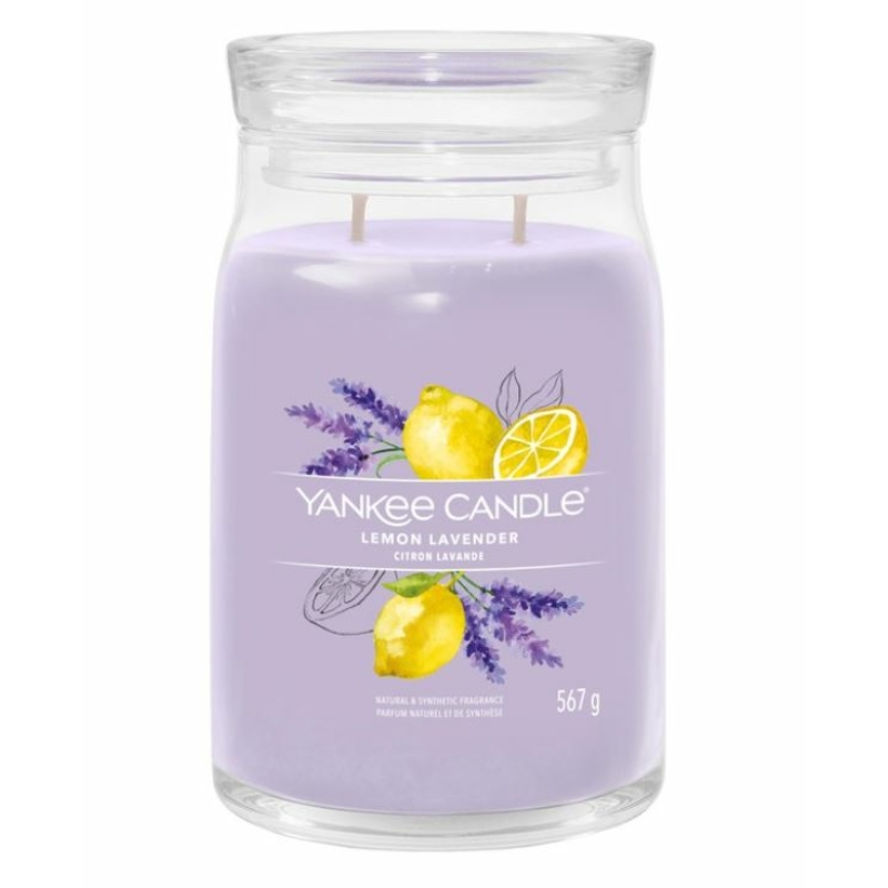 Yankee Candle® Lemon Lavender nagy üveggyertya