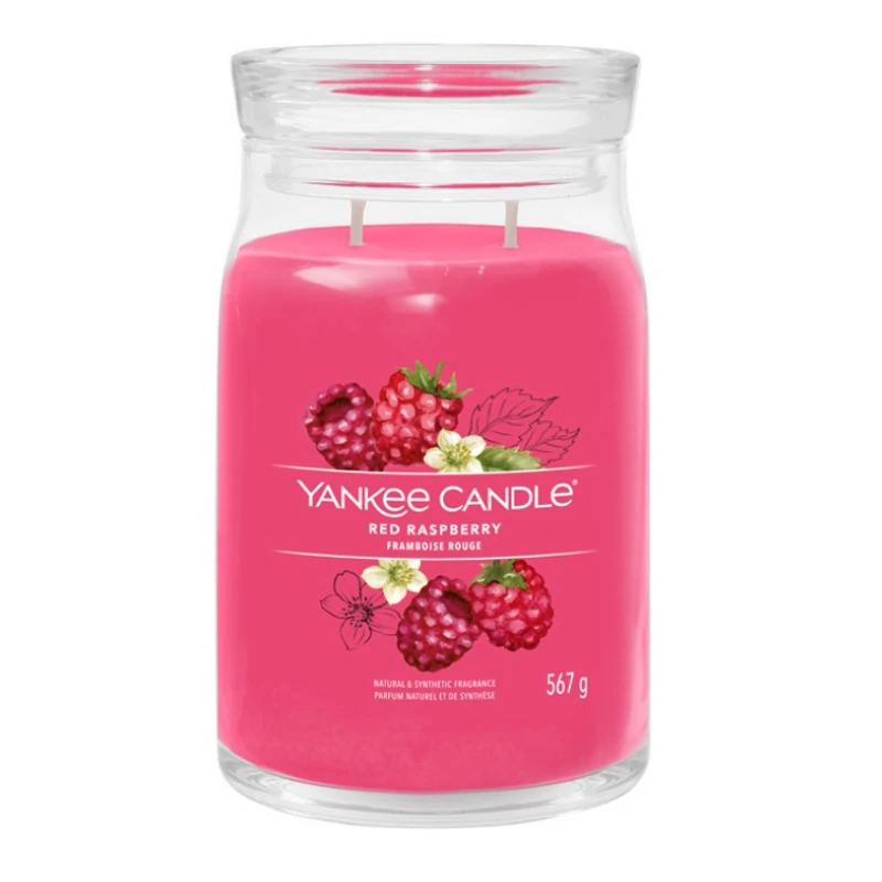 Yankee Candle® Red Raspberry nagy üveggyertya 567g