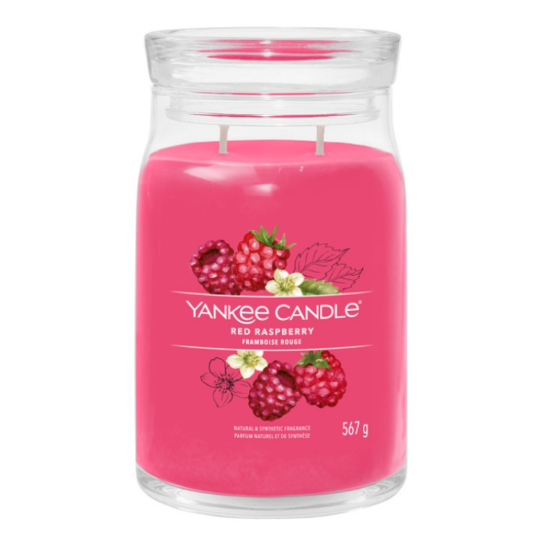 Yankee Candle® Red Raspberry nagy üveggyertya
