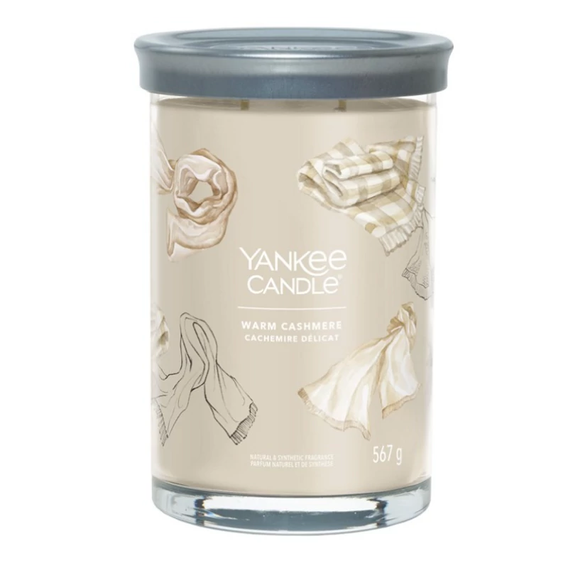 Yankee Candle® Warm Cashmere Tumbler nagy üveggyertya 567g