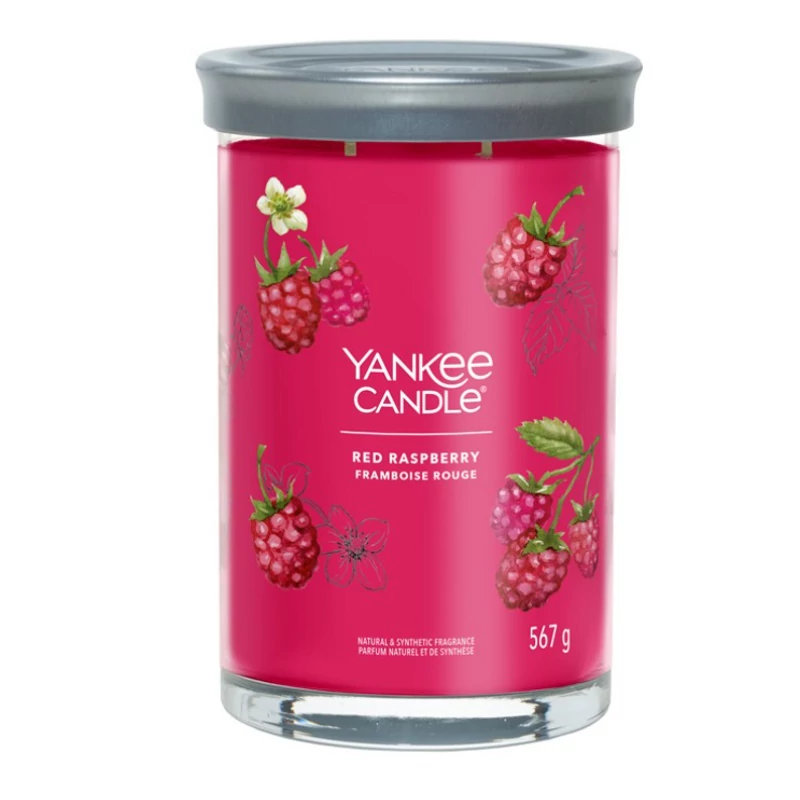 Yankee Candle® Red Raspberry Tumbler nagy üveggyertya 567g