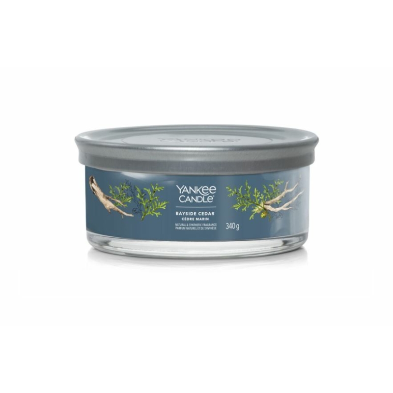 Yankee Candle® Bayside Cedar Tumbler közepes üveggyertya (5 kanócos)