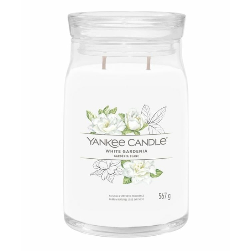 Yankee Candle® White Gardenia nagy üveggyertya