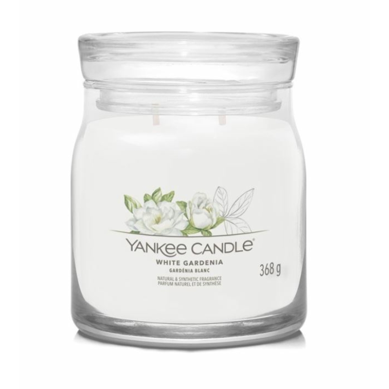 Yankee Candle® White Gardenia közepes üveggyertya