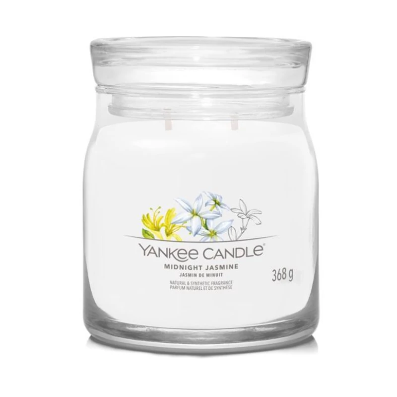 Yankee Candle® Midnight Jasmine közepes üveggyertya 368g