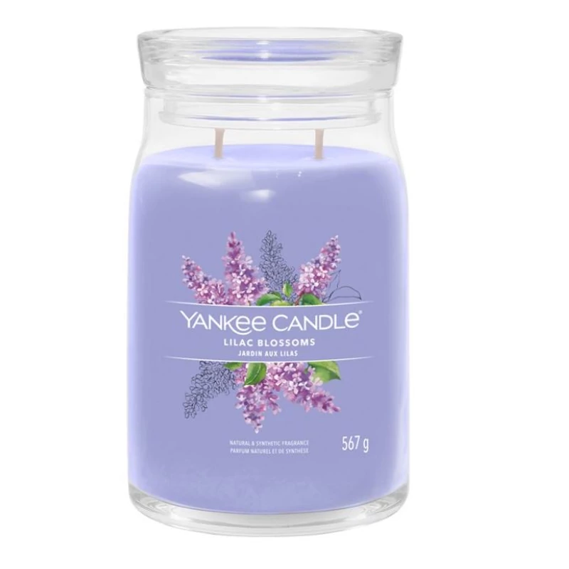 Yankee Candle® Lilac Blossoms nagy üveggyertya 567g