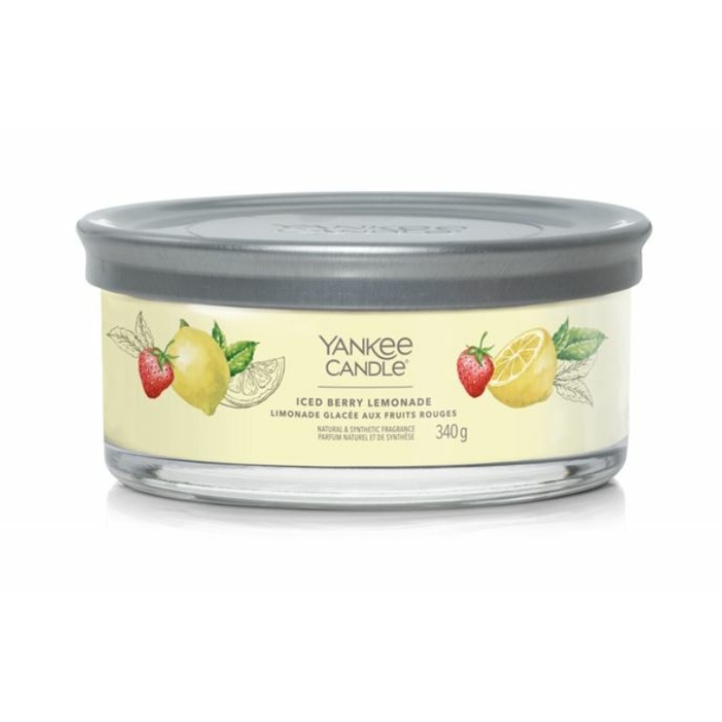 Yankee Candle® Iced Berry Lemonade Tumbler közepes üveggyertya (5 kanócos)