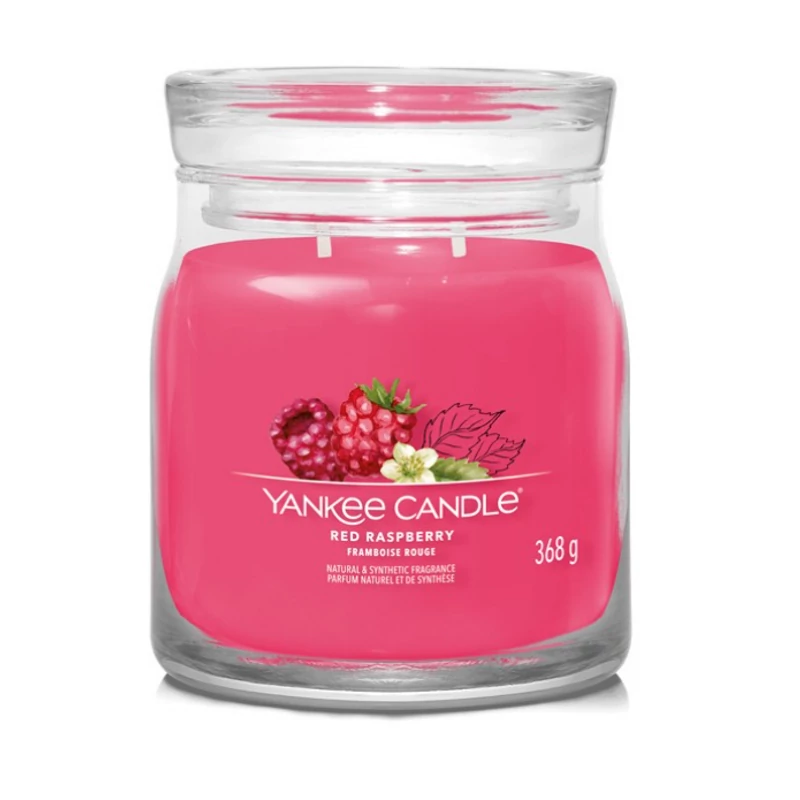 Yankee Candle® Red Raspberry közepes üveggyertya 368g