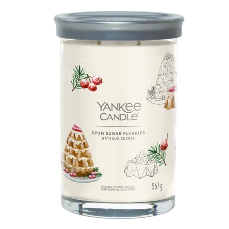 Yankee Candle® Spun Sugar Flurries Tumbler nagy üveggyertya 567g
