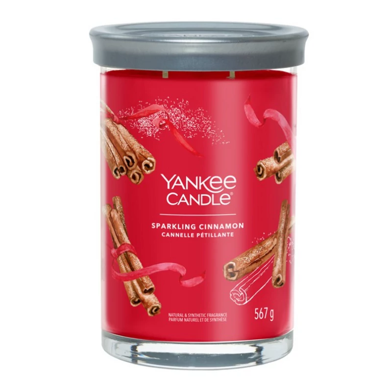 Yankee Candle® Sparkling Cinnamon Tumbler nagy üveggyertya 567g