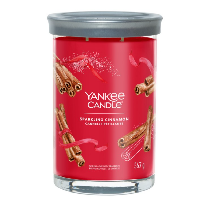 Yankee Candle® Sparkling Cinnamon Tumbler nagy üveggyertya
