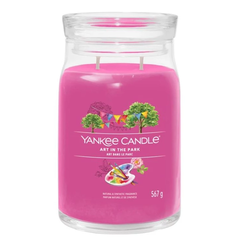 Yankee Candle® Art in the Park nagy üveggyertya 567g