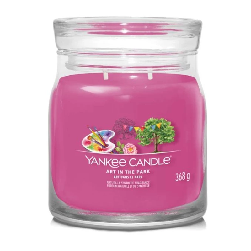 Yankee Candle® Art in the Park közepes üveggyertya 368g