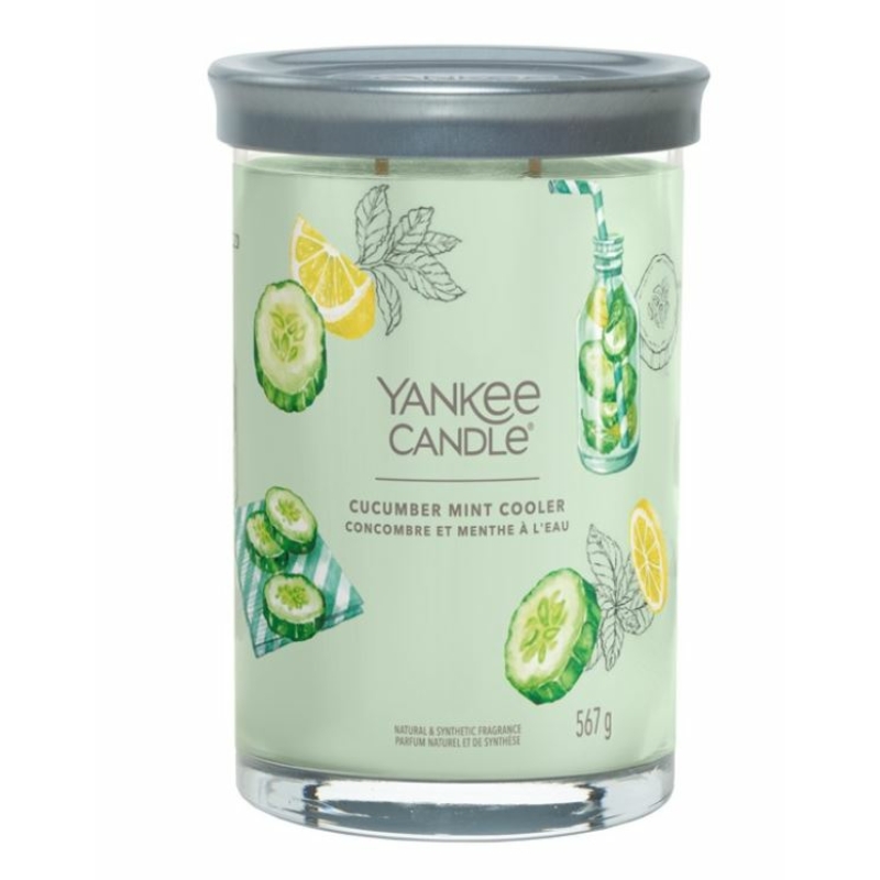 Yankee Candle® Cucumber Mint Cooler Tumbler nagy üveggyertya