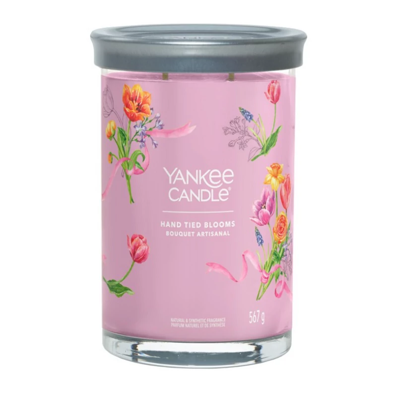 Yankee Candle® Hand Tied Blooms Tumbler nagy üveggyertya 567g