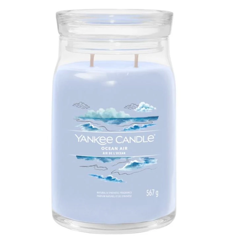 Yankee Candle® Ocean Air nagy üveggyertya 567g