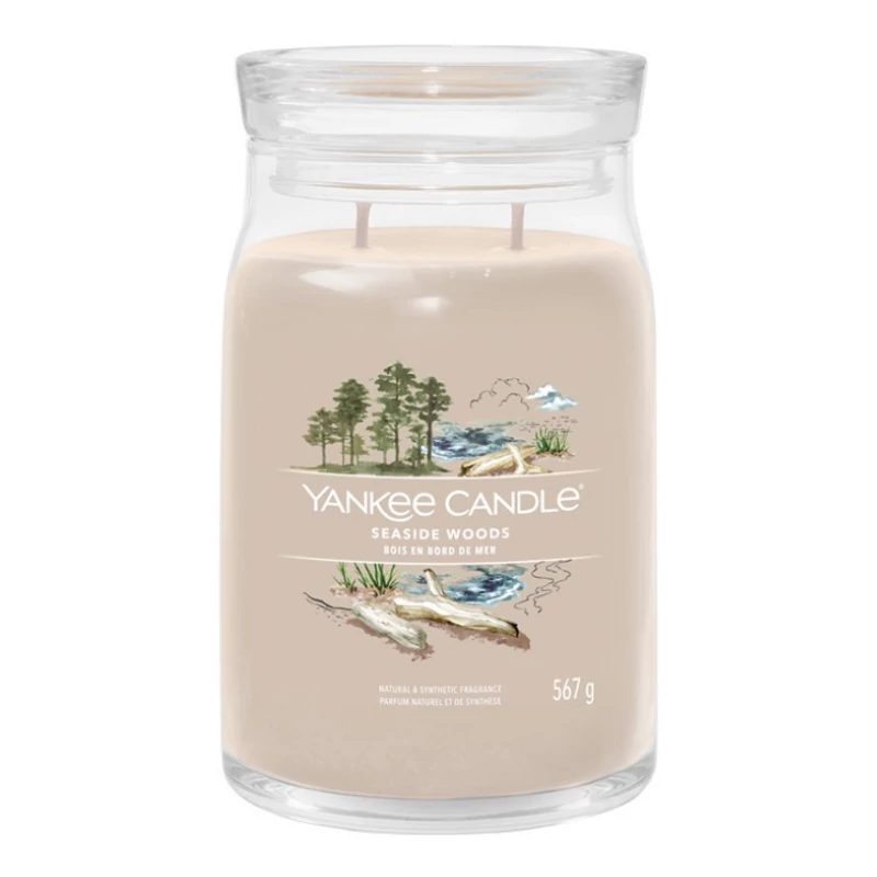 Yankee Candle® Seaside woods nagy üveggyertya 567g