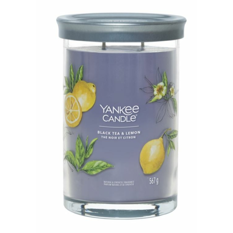 Yankee Candle® Black Tea & Lemon Tumbler nagy üveggyertya