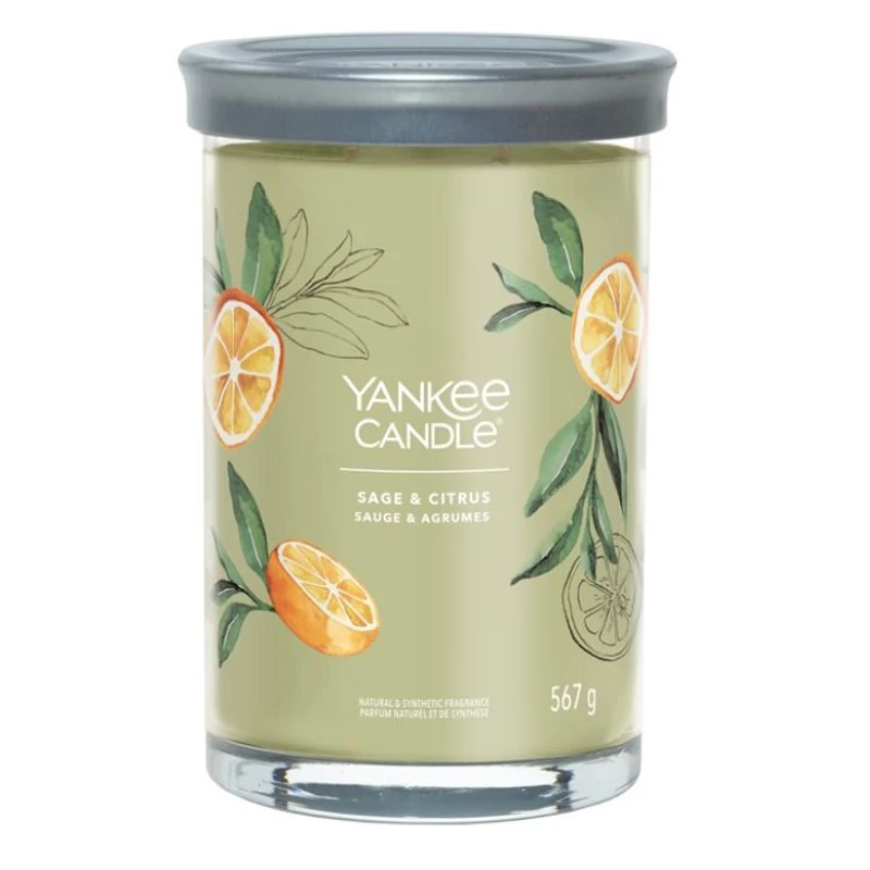Yankee Candle® Sage & Citrus Tumbler nagy üveggyertya 567g