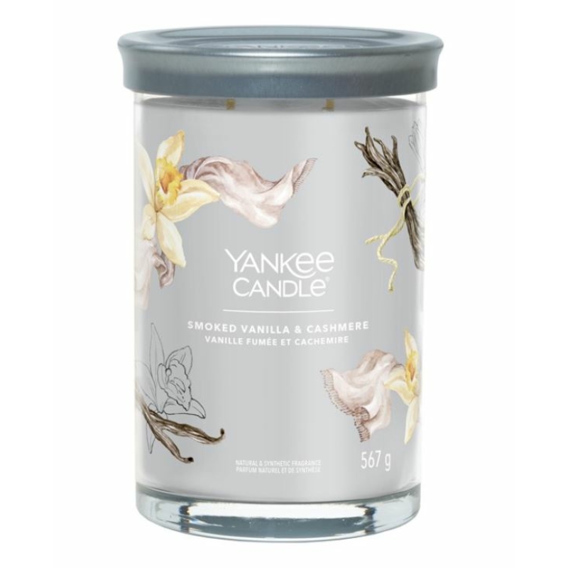 Yankee Candle® Smoked Vanilla & Cashmere Tumbler nagy üveggyertya